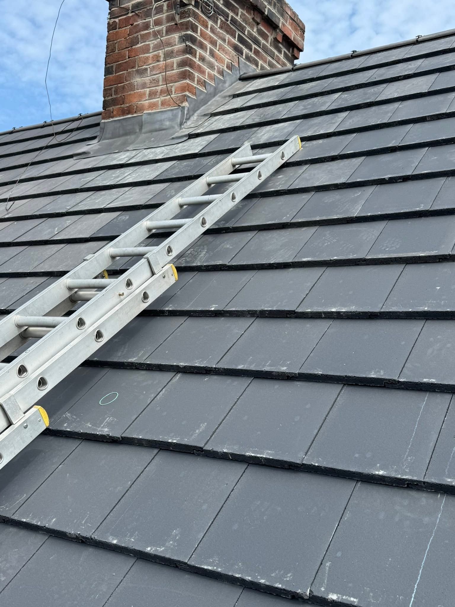 Roof repair including tile replacement and leak fix in Yorkshire