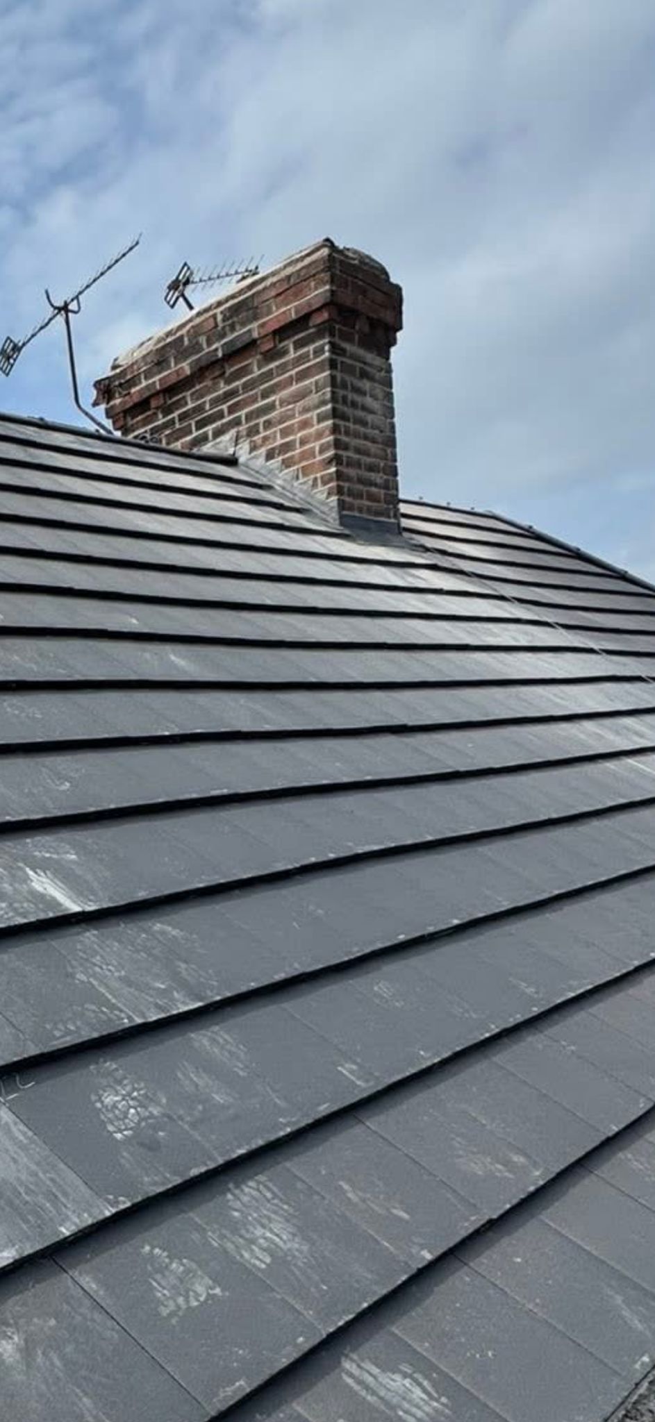 Lead flashing repair and chimney repointing by Smith Bros Roofing